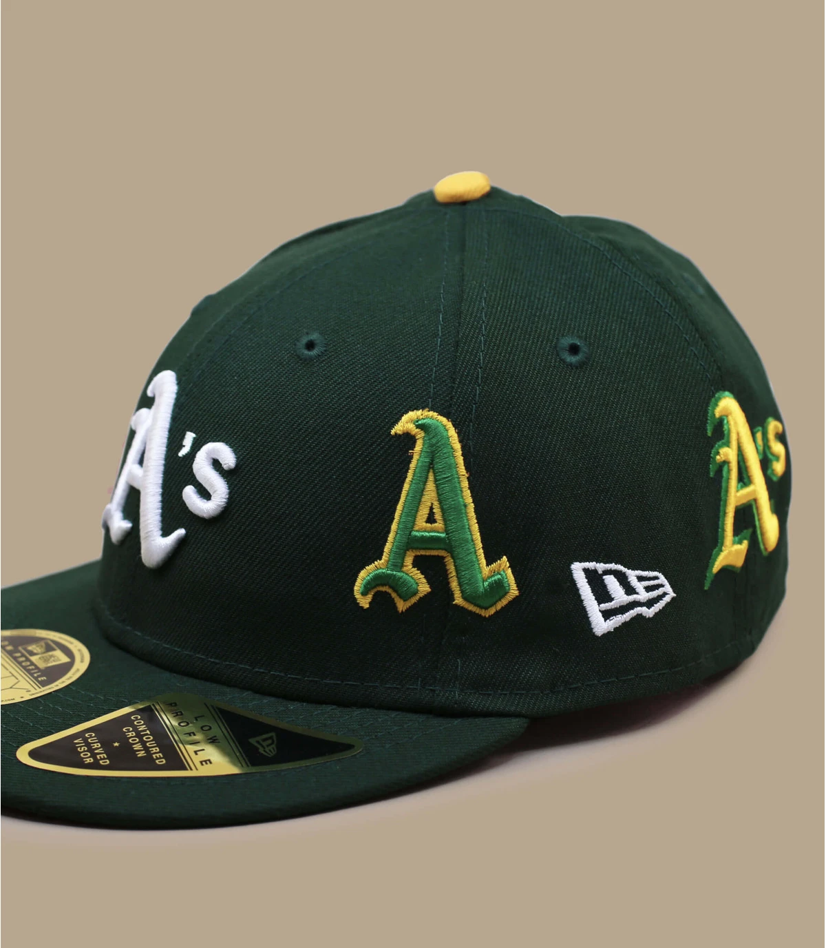 NEW ERA All Over Logo 5950 Low Profile Athletics – Image 3