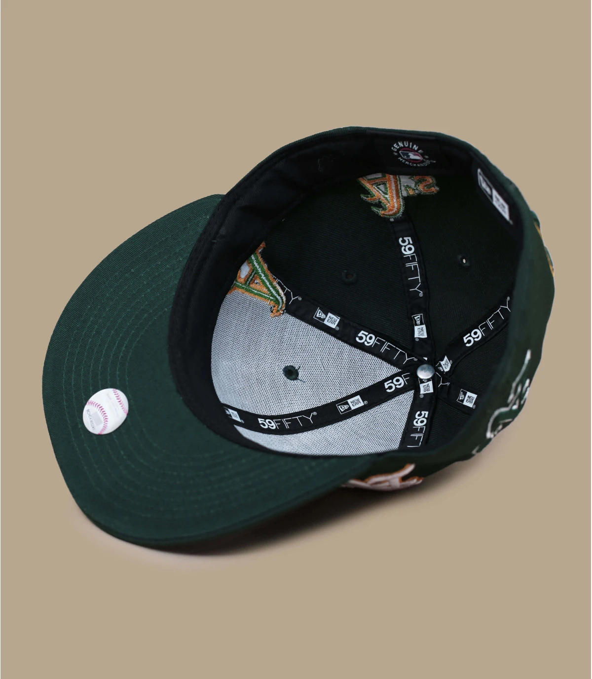 NEW ERA All Over Logo 5950 Low Profile Athletics – Image 6
