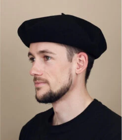Beret Vrai Basque Noir
