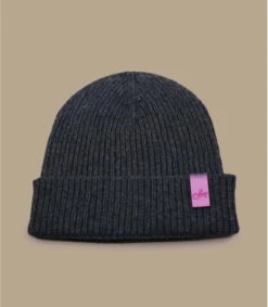 Bonnet Ahoy Anthracite Pink. Eco & Fabriqué En France