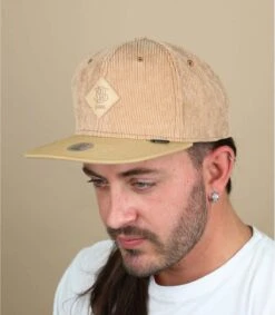 Snapback Softcord Sand