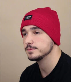 Tessy Cuff Beanie Red
